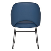 Bright Side Furniture Lex Vinyl Sled Dining Chairs