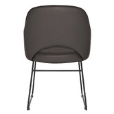 Bright Side Furniture Lex Vinyl Sled Dining Chairs
