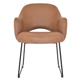 Bright Side Furniture Lex Upholstered Sled Dining Chairs