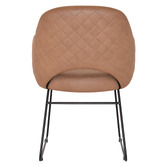 Bright Side Furniture Lex Upholstered Sled Dining Chairs