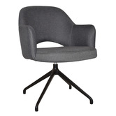 Bright Side Furniture Lex Cotton-Blend Trestle Armchairs
