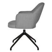 Bright Side Furniture Lex Cotton-Blend Trestle Armchairs