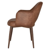 Bright Side Furniture Lex Faux Leather Dining Chairs