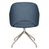 Bright Side Furniture Lex Cotton-Blend Trestle Armchairs