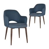 Bright Side Furniture Lex Cotton-Blend Dining Chairs