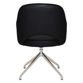 Bright Side Furniture Lex Vinyl Trestle Armchairs