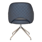Bright Side Furniture Lex Upholstered Trestle Armchairs