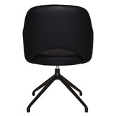 Bright Side Furniture Lex Vinyl Trestle Armchairs