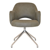 Bright Side Furniture Lex Upholstered Trestle Armchairs