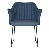 Bright Side Furniture Ferguson Cotton-Blend Sled Dining Chairs