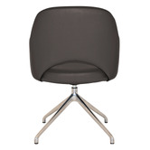 Bright Side Furniture Lex Vinyl Trestle Armchairs
