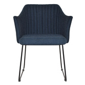 Bright Side Furniture Ferguson Cotton-Blend Sled Dining Chairs