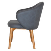Bright Side Furniture Scranton Upholstered Dining Chairs with Ash Wood Legs