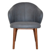 Bright Side Furniture Scranton Upholstered Dining Chairs with Ash Wood Legs