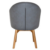 Bright Side Furniture Scranton Upholstered Dining Chairs with Ash Wood Legs