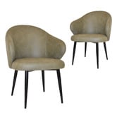 Bright Side Furniture Scranton Upholstered Dining Chairs