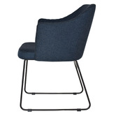 Bright Side Furniture Ferguson Cotton-Blend Sled Dining Chairs
