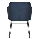 Bright Side Furniture Ferguson Cotton-Blend Sled Dining Chairs