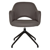 Bright Side Furniture Lex Vinyl Trestle Armchairs