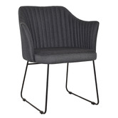 Bright Side Furniture Ferguson Cotton-Blend Sled Dining Chairs