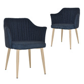 Bright Side Furniture Ferguson Cotton-Blend Dining Chairs