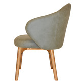 Bright Side Furniture Scranton Upholstered Dining Chairs with Ash Wood Legs