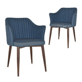 Bright Side Furniture Ferguson Cotton-Blend Dining Chairs