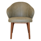 Bright Side Furniture Scranton Upholstered Dining Chairs with Ash Wood Legs