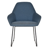 Bright Side Furniture Bellevue Cotton-Blend Sled Dining Chairs