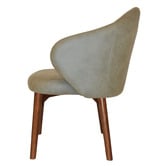 Bright Side Furniture Scranton Upholstered Dining Chairs with Ash Wood Legs