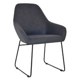 Bright Side Furniture Bellevue Upholstered Sled Dining Chairs