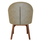 Bright Side Furniture Scranton Upholstered Dining Chairs with Ash Wood Legs