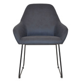Bright Side Furniture Bellevue Upholstered Sled Dining Chairs