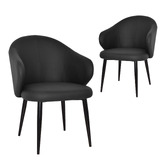 Bright Side Furniture Scranton Vinyl Dining Chairs