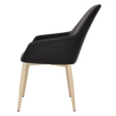Bright Side Furniture Bellevue Vinyl Dining Chairs