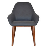 Bright Side Furniture Bellevue Upholstered Dining Chairs with Ash Wood Legs