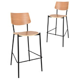 Bright Side Furniture 77cm Easton Bar Stools