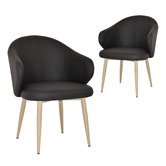 Bright Side Furniture Scranton Vinyl Dining Chairs