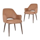 Bright Side Furniture 93cm Lex Upholstered Dining Chairs