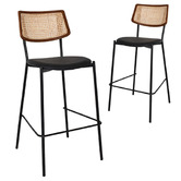 Bright Side Furniture 77cm Easton V Bar Stools