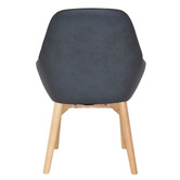 Bright Side Furniture Bellevue Upholstered Dining Chairs with Ash Wood Legs