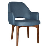 Bright Side Furniture 93cm Lex Cotton-Blend Dining Chairs with Ash Wood Legs