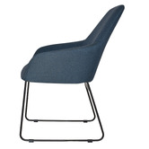 Bright Side Furniture Bellevue Cotton-Blend Sled Dining Chairs