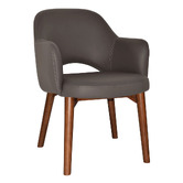 Bright Side Furniture Richmond Faux Leather Armchairs