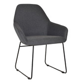 Bright Side Furniture Bellevue Cotton-Blend Sled Dining Chairs