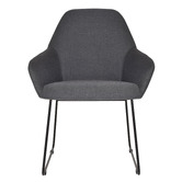 Bright Side Furniture Bellevue Cotton-Blend Sled Dining Chairs