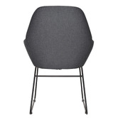 Bright Side Furniture Bellevue Cotton-Blend Sled Dining Chairs