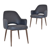 Bright Side Furniture 93cm Lex Upholstered Dining Chairs