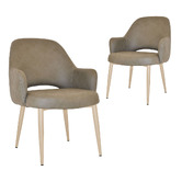Bright Side Furniture 93cm Lex Upholstered Dining Chairs