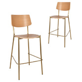 Bright Side Furniture 77cm Easton Bar Stools